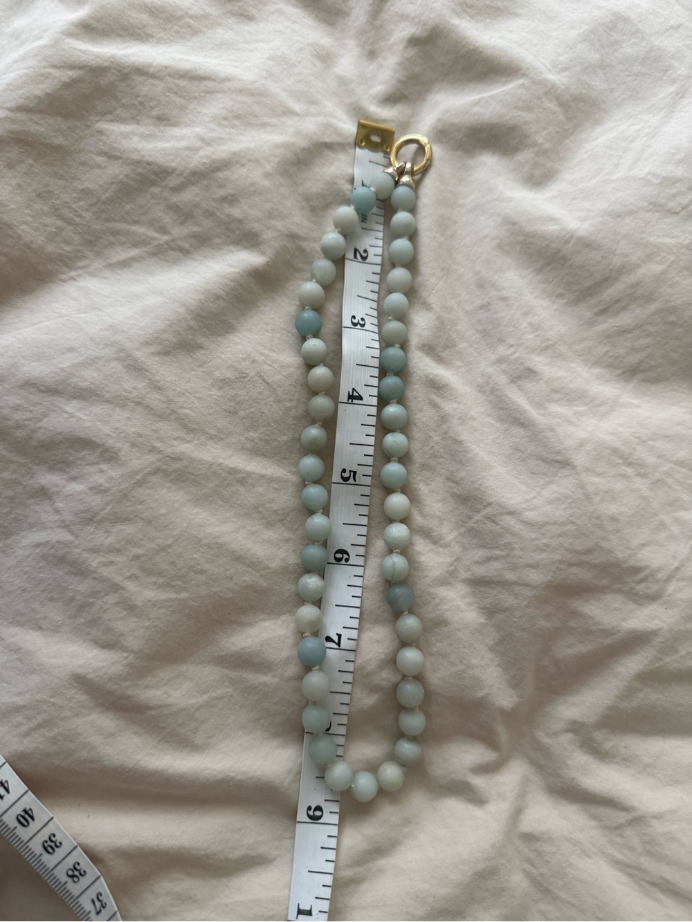 Delicate Light Blue Beaded Necklace - Women Jewelry